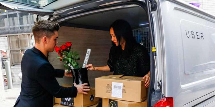 UberEats aside, Uber has never realised its full on-demand delivery potential says ParcelHero. Pictured is a trial UberCargo service delivery in Hong Kong.